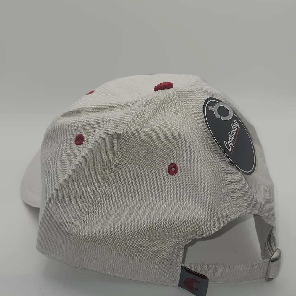 Washington State Cougars Cream‎ and Red Cap